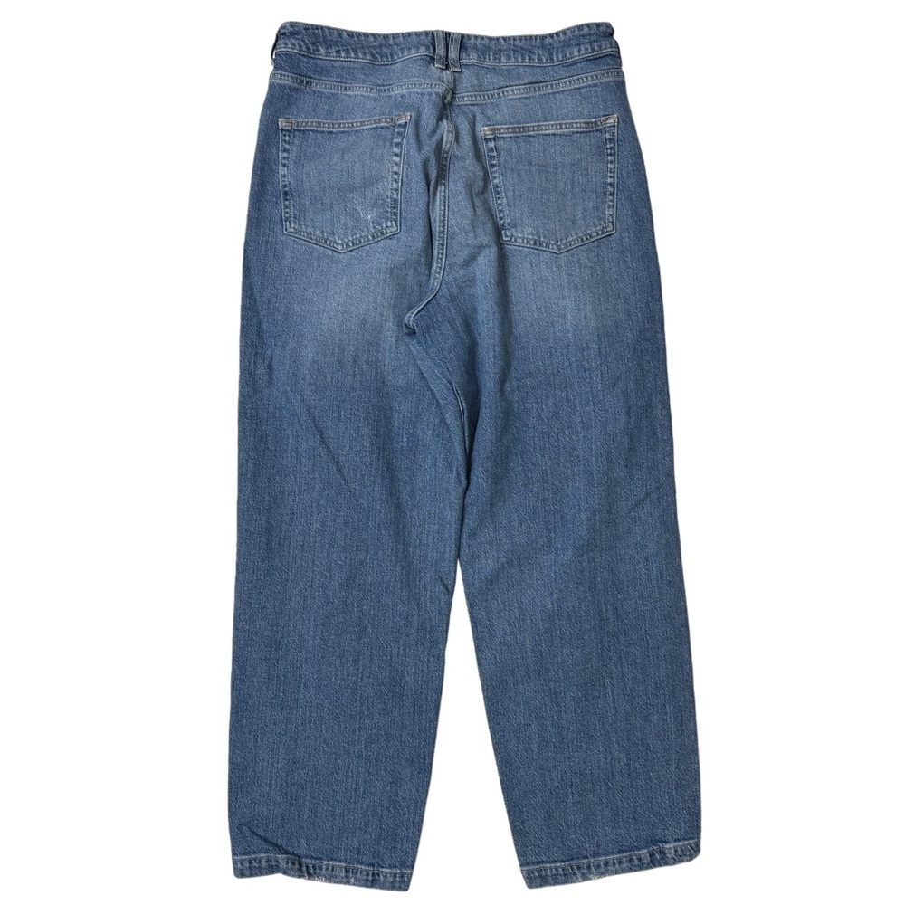 {Pilcro} "Reworked High Rise Taper" 31 Blue Relaxed Straight Stretch Denim Jeans - Picture 3 of 6